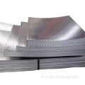 Piastra diamanta non slip in acciaio carbone